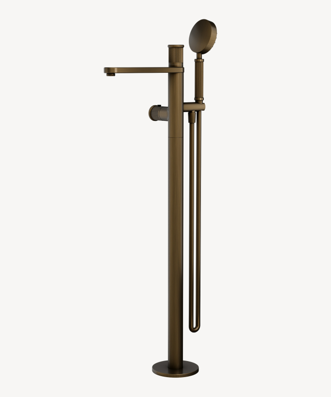 Miscelatore termostatico per vasca freestanding Bronzo - Hera