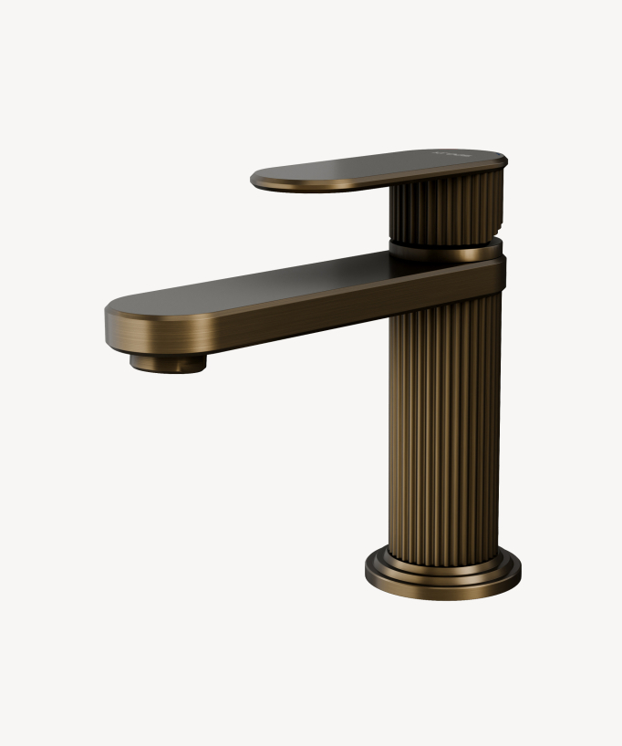 Miscelatore lavabo da appoggio Bronzo - Hera
