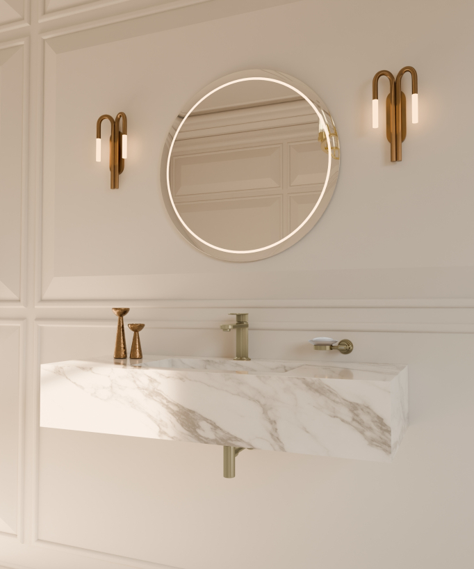 Miscelatore lavabo da appoggio - Hera