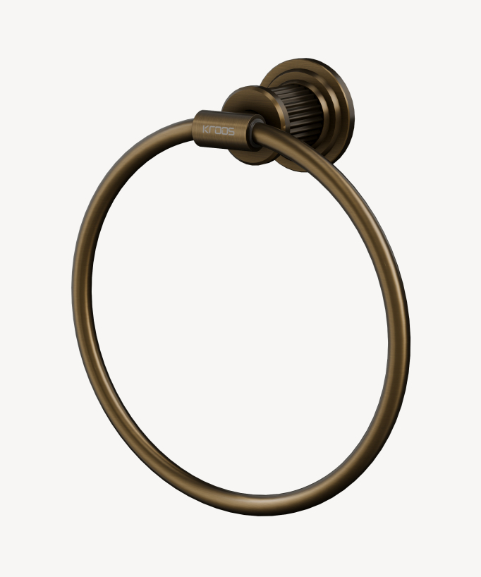 Anello porta asciugamani da parete Bronzo - Hera
