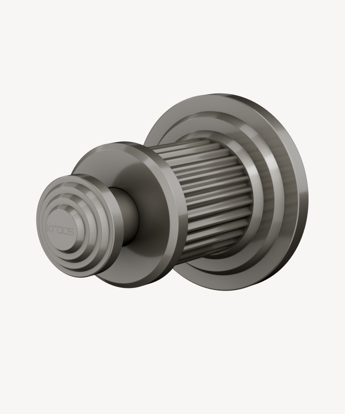 Appendiabiti singolo Nickel spazzolato - Hera