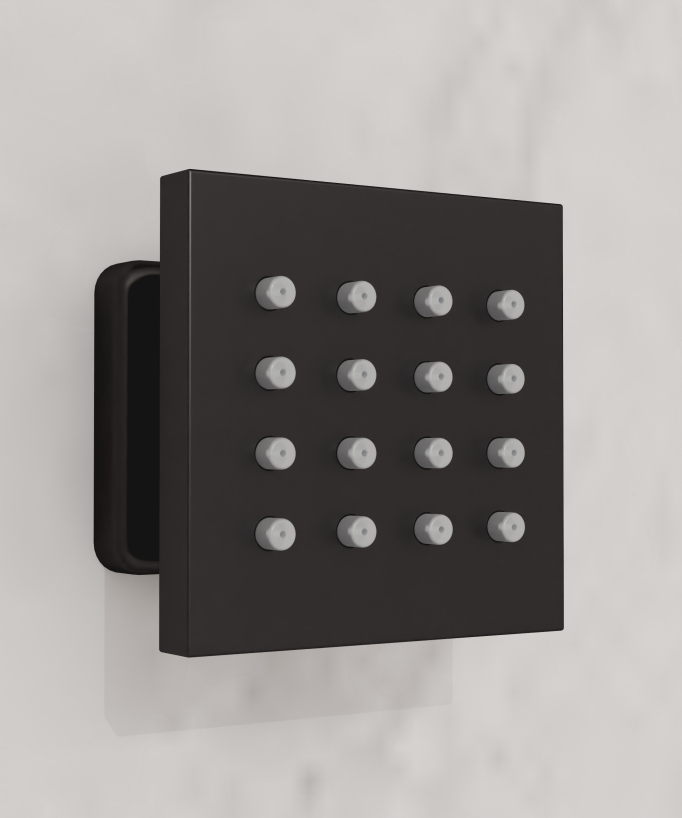 Pannello doccia termostatico multifunzione a LED - 600x800 mm