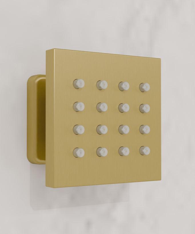 Gruppo doccia termostatico multifunzione a LED - 600x800 mm