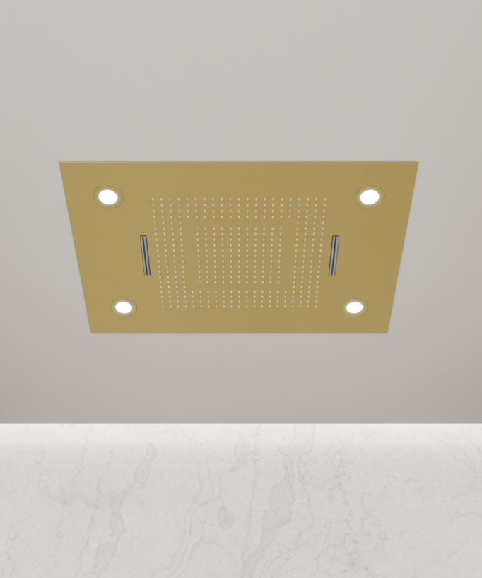 Gruppo doccia termostatico multifunzione a LED - 600x800 mm