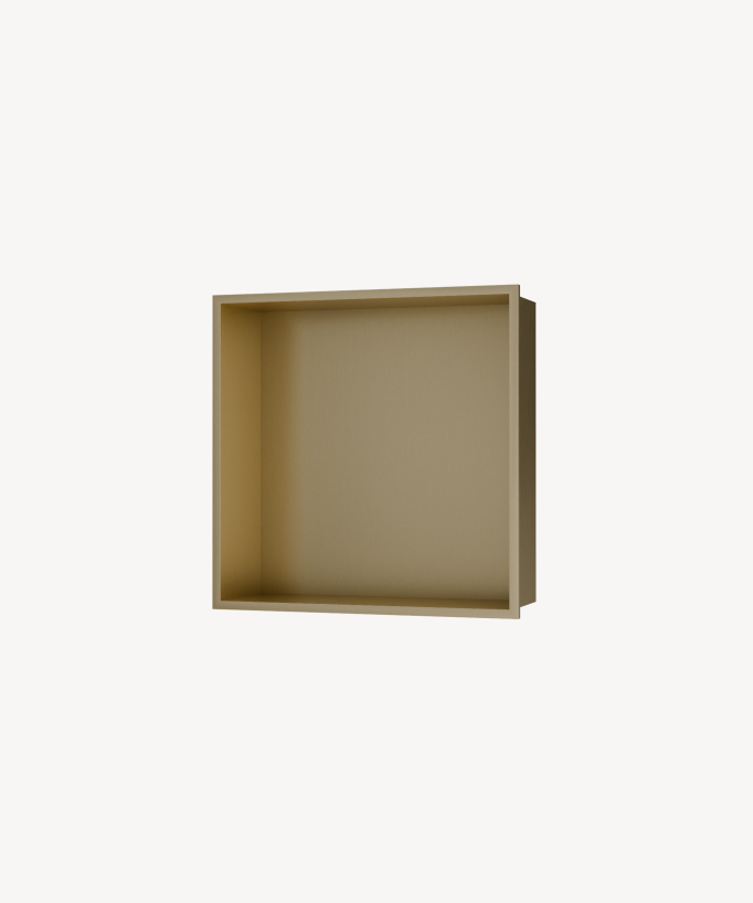 Nicchia bagno incasso - Dorato spazzolato