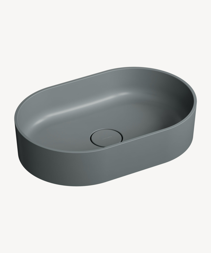 Ovo - Lavabo da appoggio Grigio