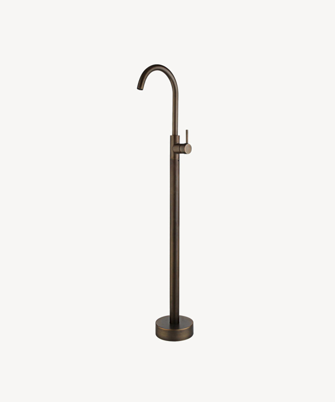 Rubinetto miscelatore per vasca monocolonna bronzo - Corbeau