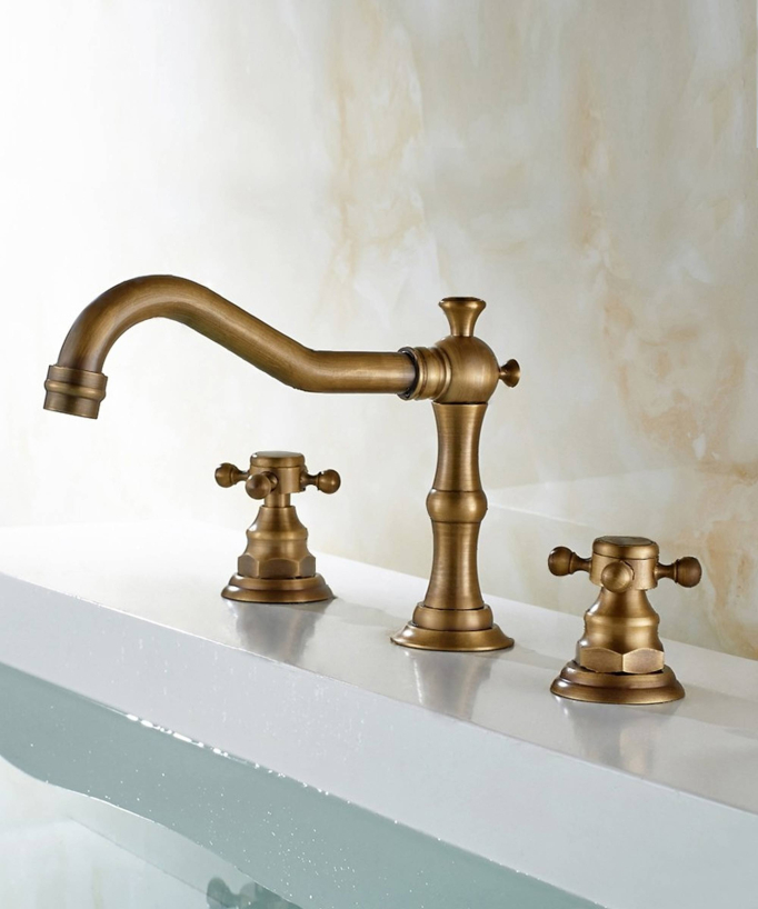 Rubinetto lavabo a ponte in ottone - Rome