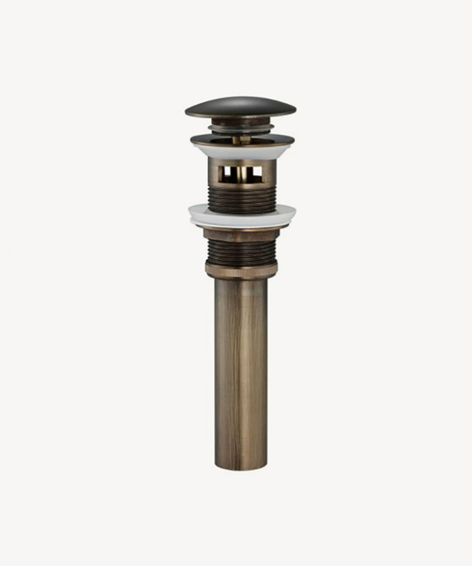 Piletta clic-clac in ottone bronzo
