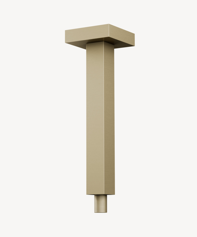 Braccio doccia a soffitto Oro spazzolato - Sirius