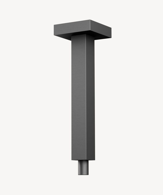Braccio doccia a soffitto Gun metal - Sirius