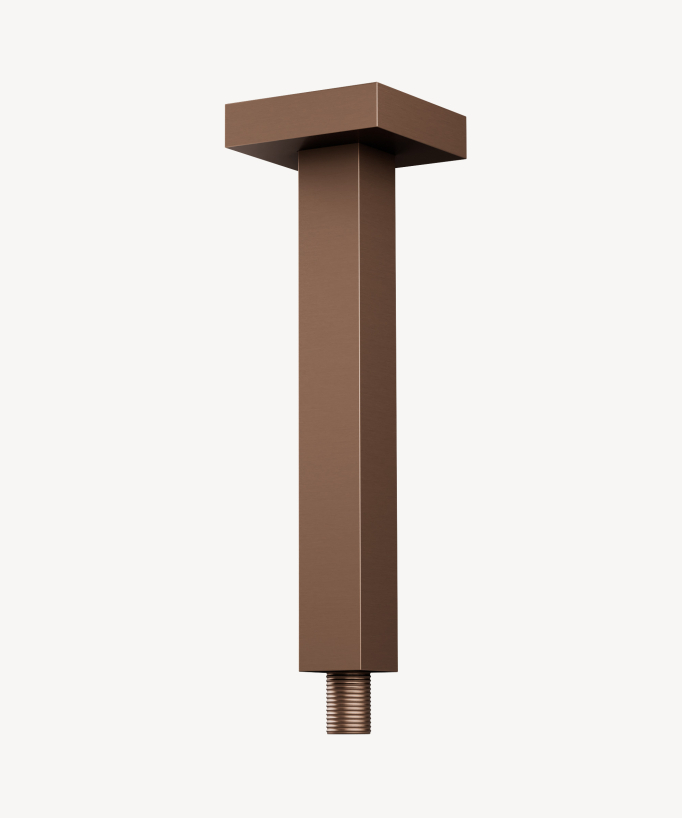 Braccio doccia a soffitto Oro rosa spazzolato - Sirius