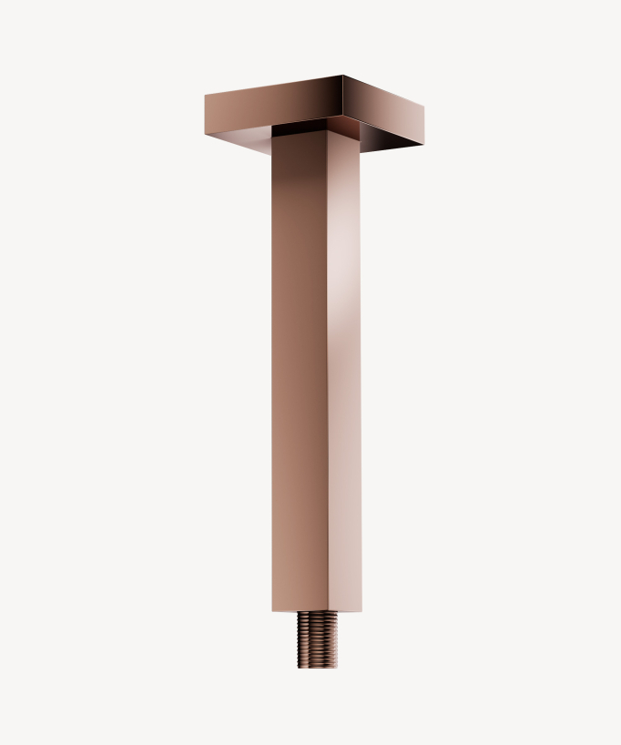 Braccio doccia a soffitto Oro rosa - Sirius