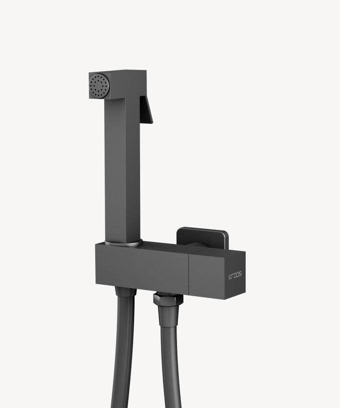 Kit doccetta WC - Gunmetal