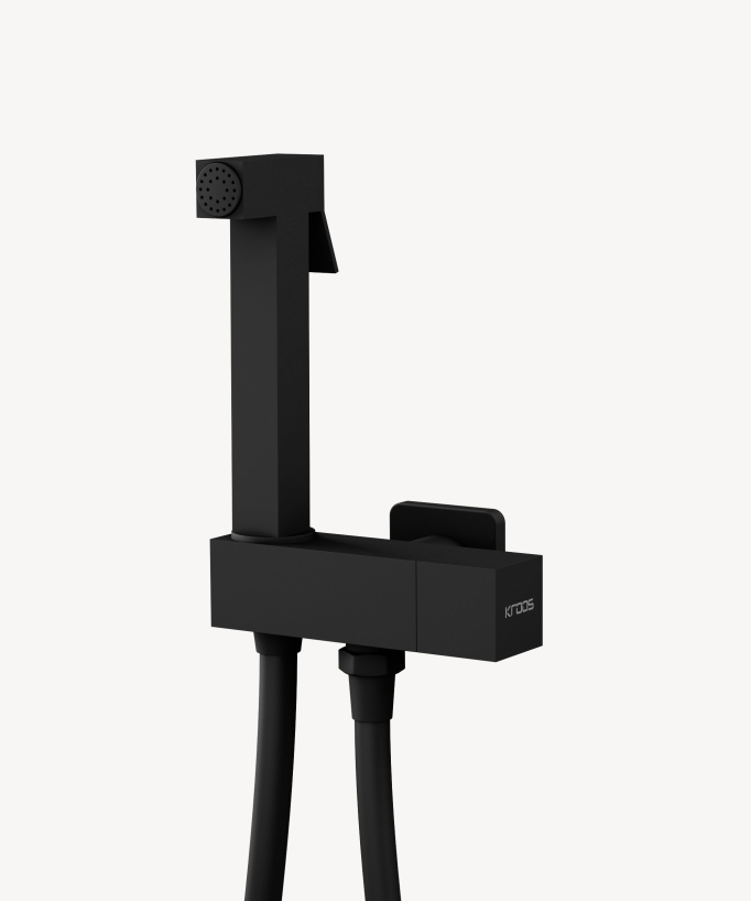 Kit doccetta WC - Nero - small
