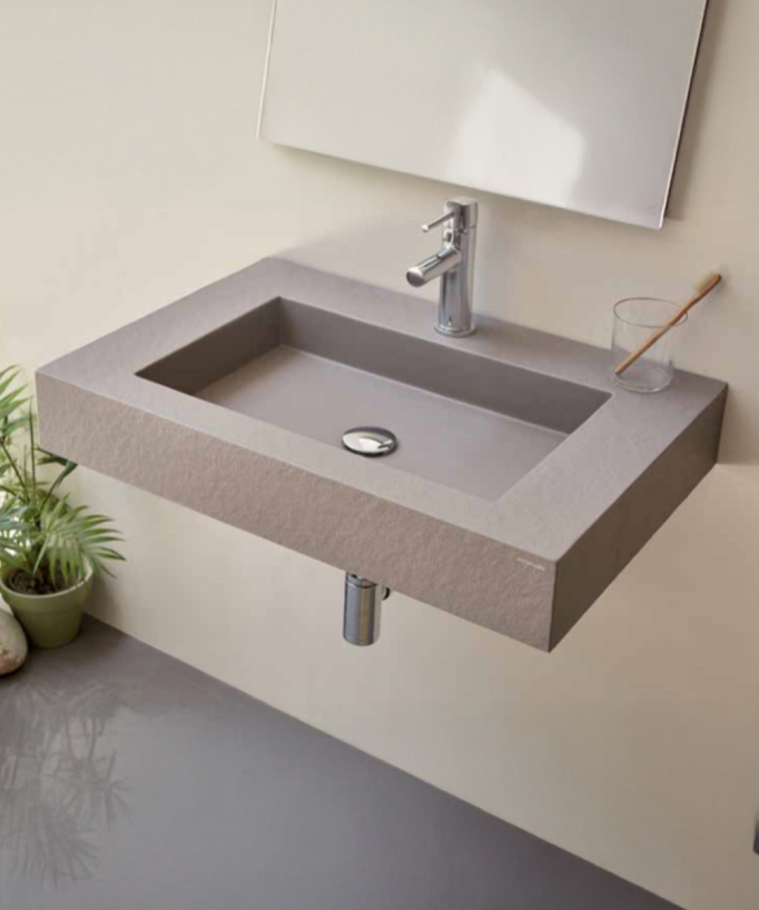 Lavabo semplice sospeso Clever - small