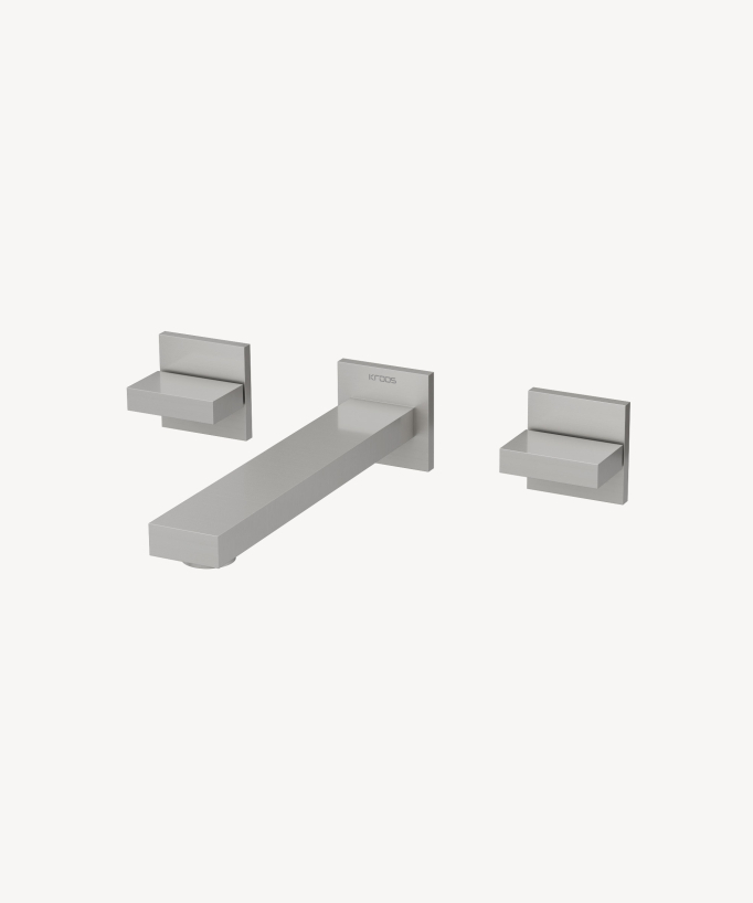 Miscelatore lavabo incasso Nickel spazzolato - Sirius