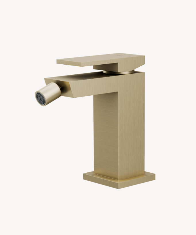 Miscelatore bidet dorato spazzolato - Sirius