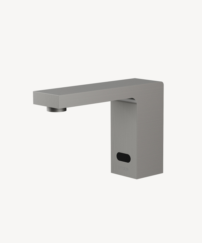 Rubinetto automatico per lavabo, acqua fredda nichel spazzolato – Sirius