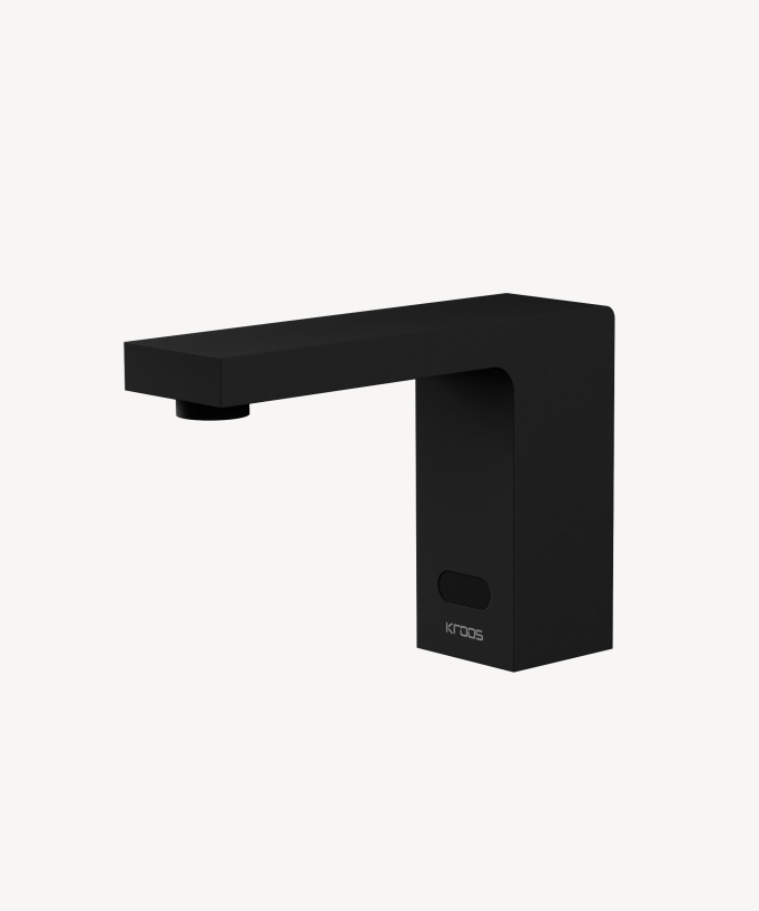 Rubinetto automatico per lavabo, acqua fredda nero – Sirius
