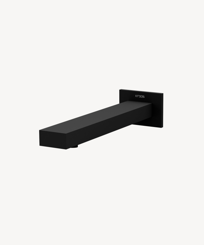 Rubinetto automatico a parete per lavabo, acqua fredda nero – Sirius