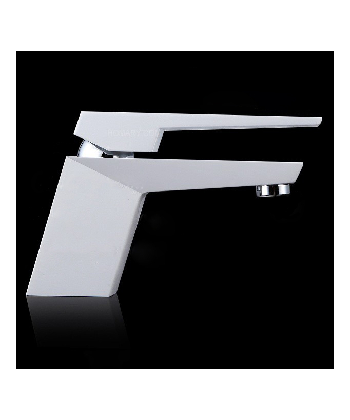 Miscelatore lavabo moderno in ottone massiccio