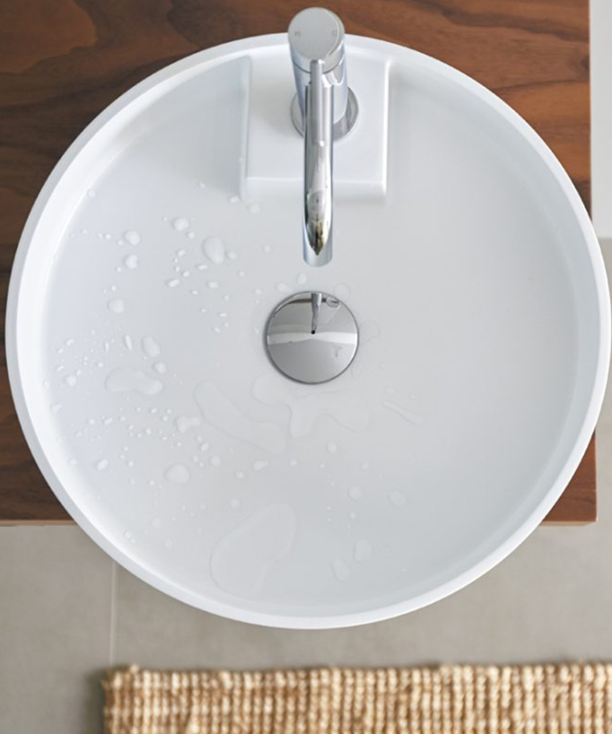 Lavabo originale in Sanydur - Ture Bianco Ø42 cm